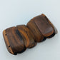 Vintage Holzarmband elastisch breites Naturholz Armband Unikat Look