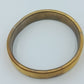 Goldfarbenes Stretch Armband Vintage Armreif flexibel gerippt