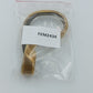 Goldfarbenes Stretch Armband Vintage Armreif flexibel gerippt