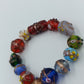Buntes Glasperlen Armband handgefertigter Look elastisch Murano Style