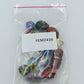 Buntes Glasperlen Armband handgefertigter Look elastisch Murano Style