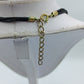 Boho Statement Kette Lederband Naturstein Metall Ethno Stil