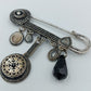 Vintage Brosche Sicherheitsnadel Stil Boho Charms Anhänger Statement