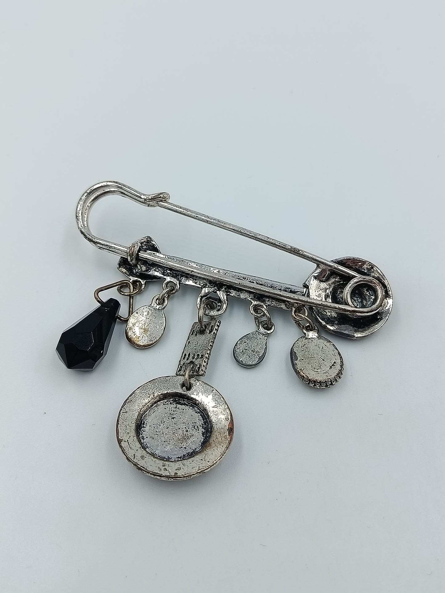 Vintage Brosche Sicherheitsnadel Stil Boho Charms Anhänger Statement
