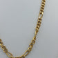 Goldfarbene Gliederkette mit Knebelverschluss klassische Statement Kette