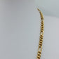 Goldfarbene Gliederkette mit Knebelverschluss klassische Statement Kette