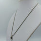Silberfarbene Kette mit rundem Anhänger minimalistisch  elegant