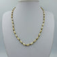 Vintage Perlenkette in Creme Beige  klassisch elegant 42,5 cm