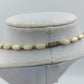 Vintage Perlenkette in Creme Beige  klassisch elegant 42,5 cm