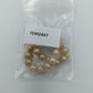 Perlenarmband in Champagne Creme  elastisch elegant