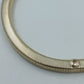 Elastisches Metallarmband im Schlangen Design  silberfarben modern