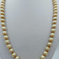Vintage Perlenkette mit 835 Silberverschluss 62 cm  klassisch elegant