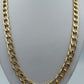 Chunky Panzerkette goldfarben  60 cm  Statement Kette