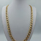 Chunky Panzerkette goldfarben  60 cm  Statement Kette