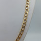 Chunky Panzerkette goldfarben  60 cm  Statement Kette