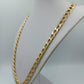 Chunky Panzerkette goldfarben  60 cm  Statement Kette