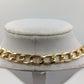 Chunky Panzerkette goldfarben  60 cm  Statement Kette