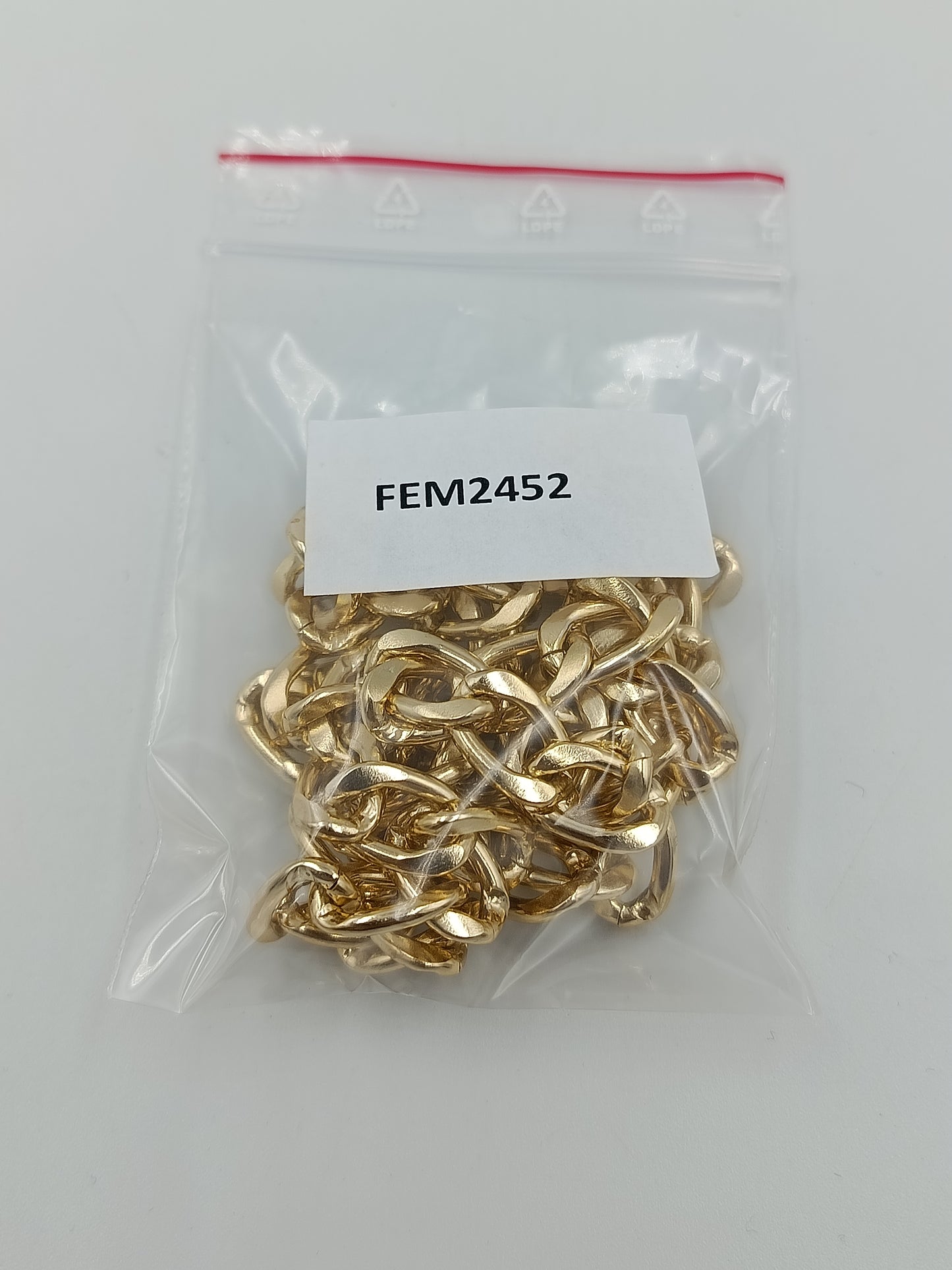 Chunky Panzerkette goldfarben  60 cm  Statement Kette