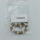 Perlenarmband mit Metall Elementen elastisch Vintage Stil