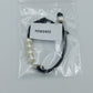 Vintage Lederarmband mit Perlen schlicht elegant