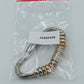 Modernes Charm Armband Silber Roségold mit Strass elegant stilvoll