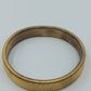 Vintage Stretch-Armband goldfarben elastisch geripptes Design