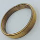 Vintage Stretch-Armband goldfarben elastisch geripptes Design