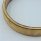 Vintage Stretch-Armband goldfarben elastisch geripptes Design