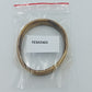 Vintage Stretch-Armband goldfarben elastisch geripptes Design