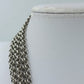 Vintage Collier mit roten Steinen mehrreihig aufwendig gearbeitet