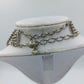 Vintage Collier mit roten Steinen mehrreihig aufwendig gearbeitet