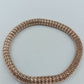 Elegantes elastisches Armband in Goldoptik schlicht modern