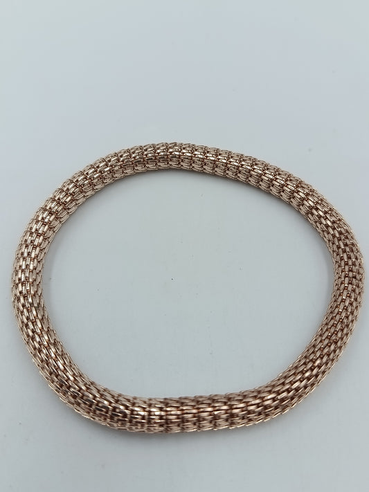 Elegantes elastisches Armband in Goldoptik schlicht modern