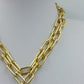 Statement Kette Gold mit großem Anhänger auffällig modern