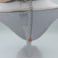 Schöne Vintage Perlmutt Kette bunt verspielt elegant