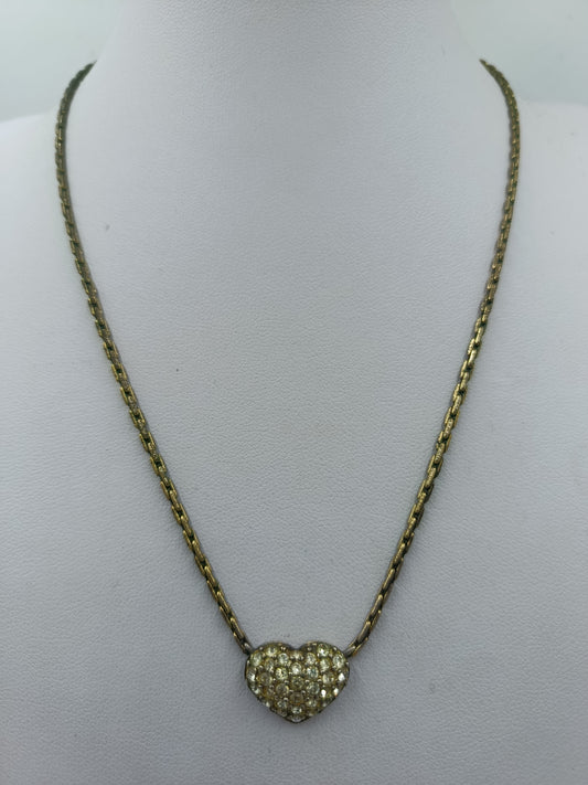 Wunderschöne Swarovski Kette mit funkelndem Herz-Anhänger