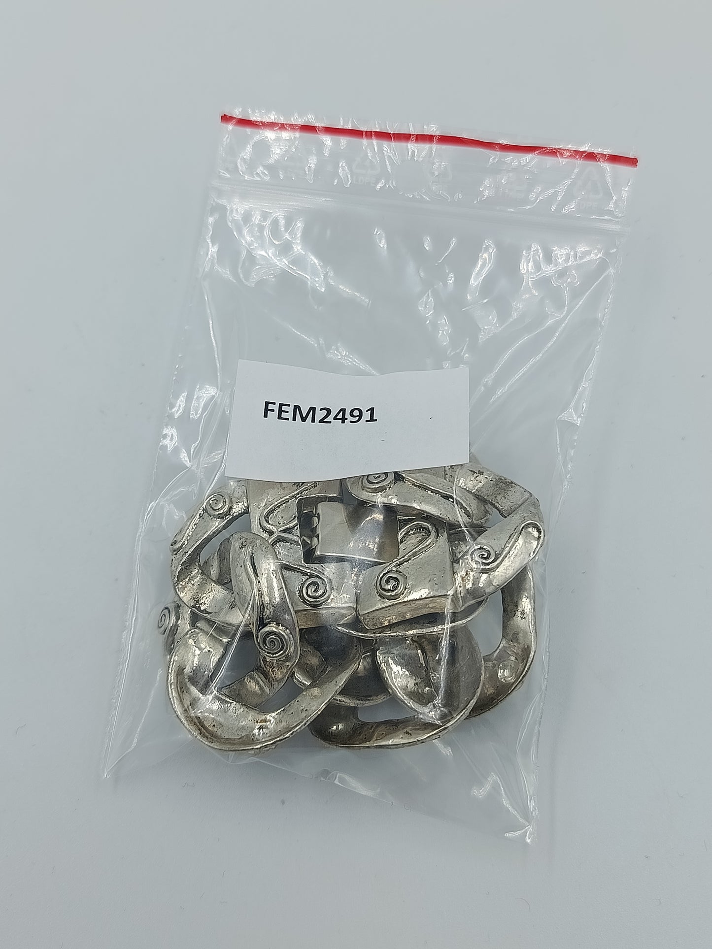 Massives Statement Armband in Silberoptik – großes Gliederdesign
