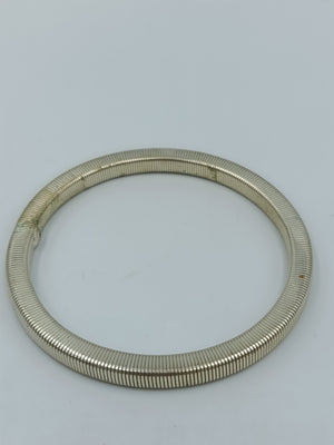 Elastisches Armband im Schlangenketten-Design – silberfarben