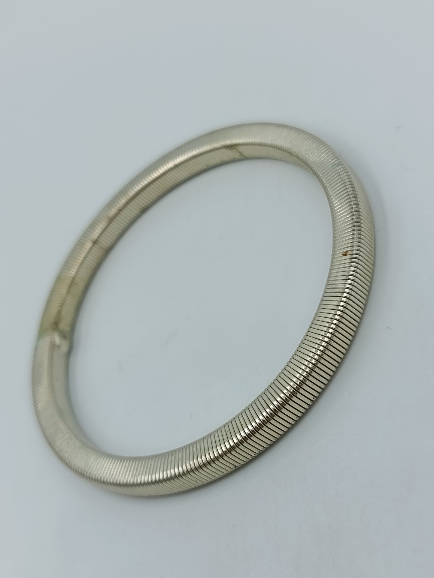 Elastisches Armband im Schlangenketten-Design – silberfarben