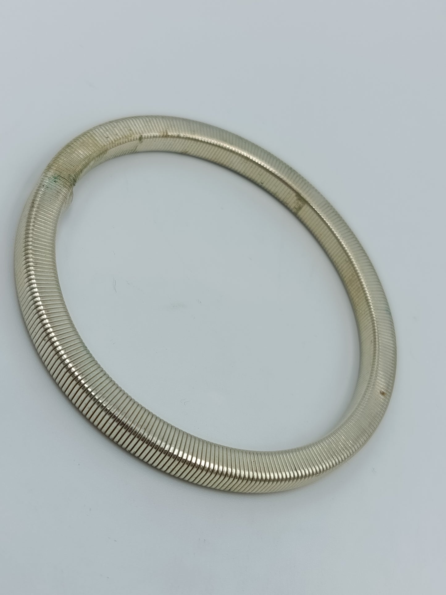 Elastisches Armband im Schlangenketten-Design – silberfarben
