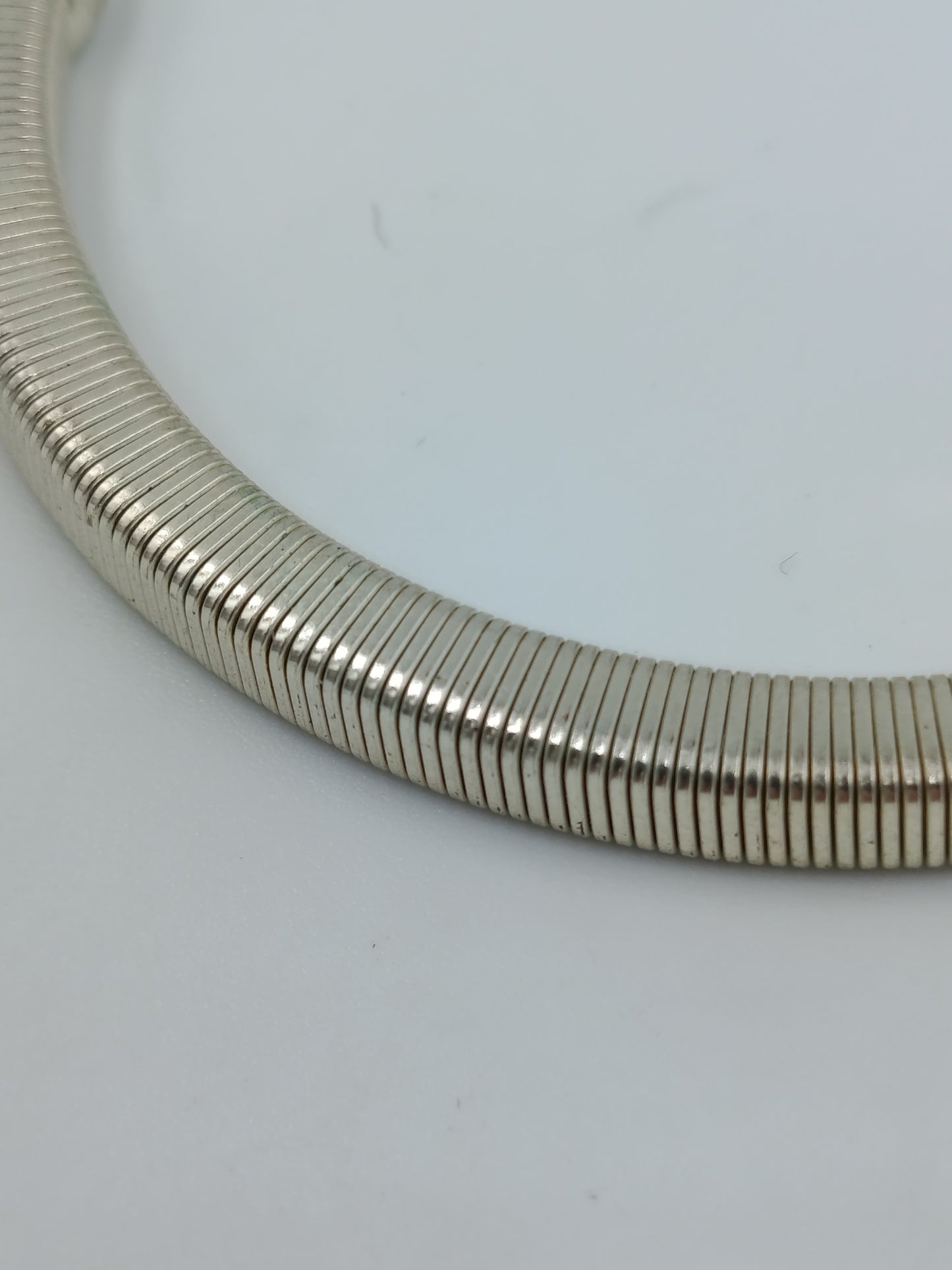Elastisches Armband im Schlangenketten-Design – silberfarben