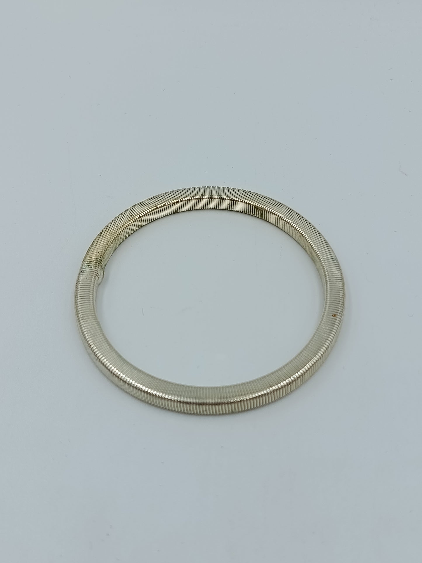 Elastisches Armband im Schlangenketten-Design – silberfarben