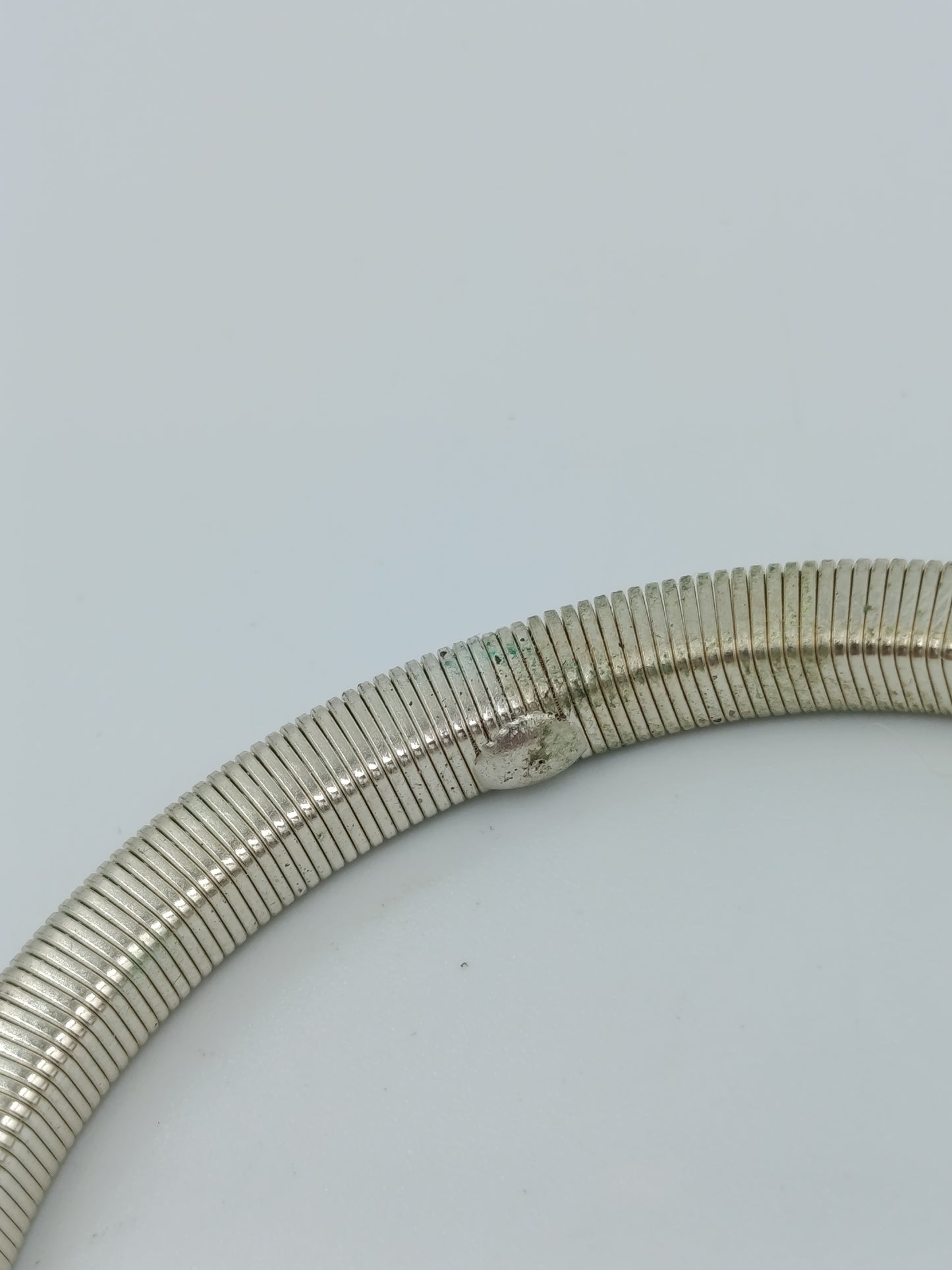 Elastisches Armband im Schlangenketten-Design – silberfarben