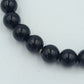 Armband Schwarz Perlen – elastisch, schlicht  elegant