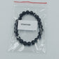Armband Schwarz Perlen – elastisch, schlicht  elegant