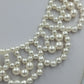 Statement Perlenkette mehrreihig – elegant, Vintage Stil, 40 cm