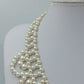 Statement Perlenkette mehrreihig – elegant, Vintage Stil, 40 cm