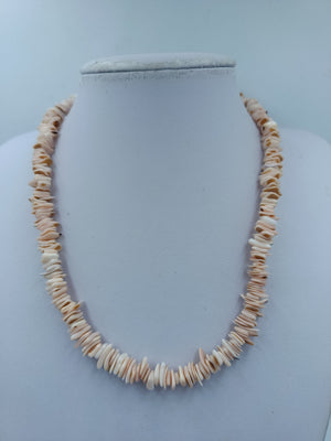 Muschelkette / Korallenkette in zarten Rosé-Tönen – Vintage Stil