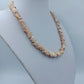 Muschelkette / Korallenkette in zarten Rosé-Tönen – Vintage Stil