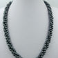 Elegante mehrreihige Perlenkette anthrazit / grau – edler Statement-Schmuck